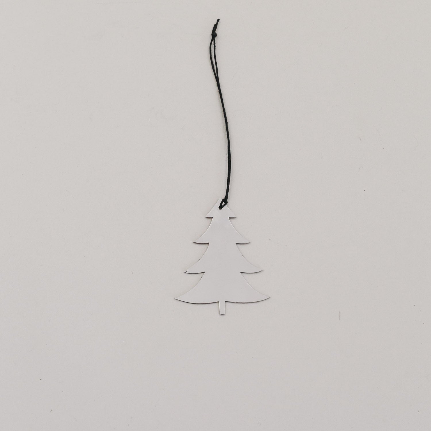 Metallanhänger Tanne - silber