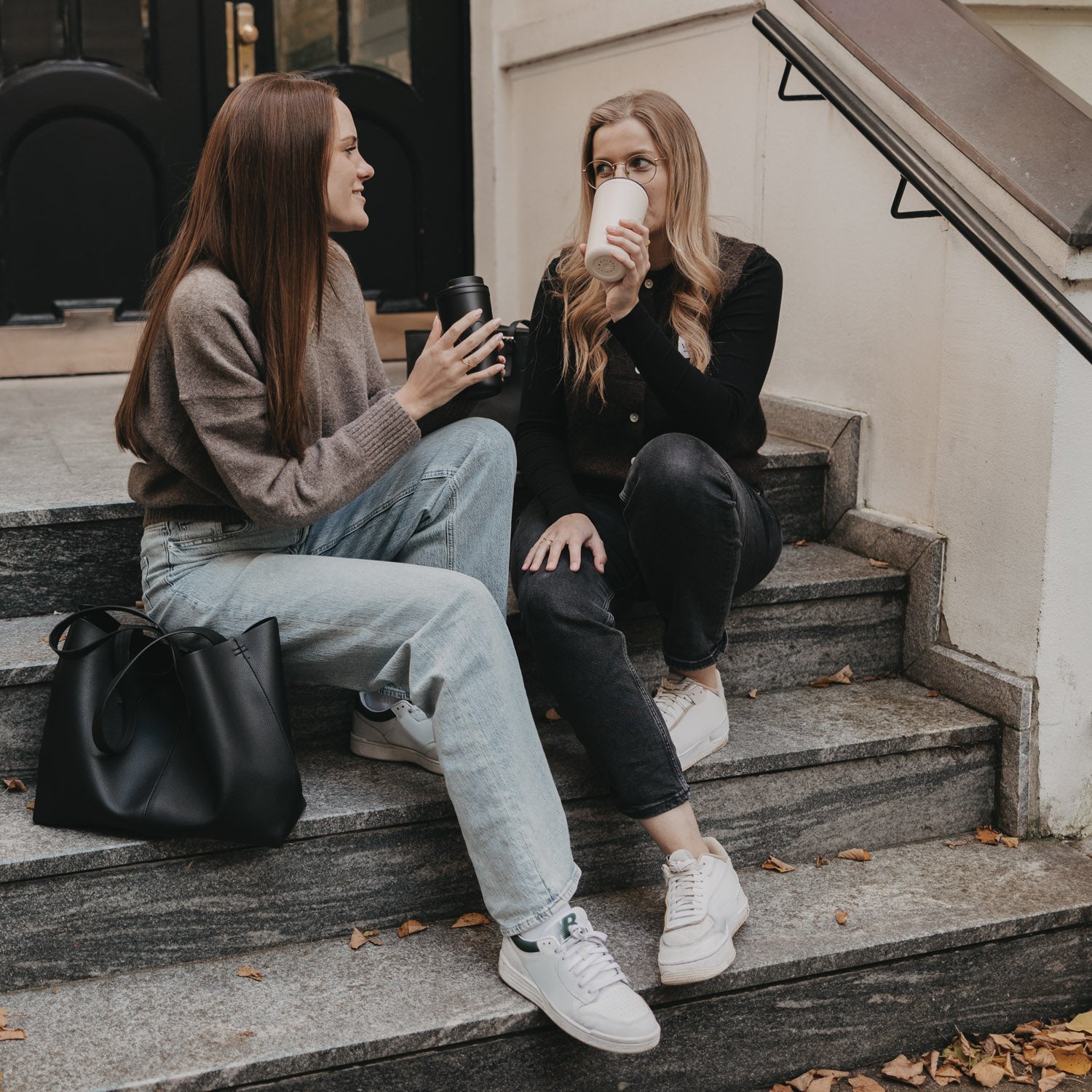 To go Becher Herz - creme