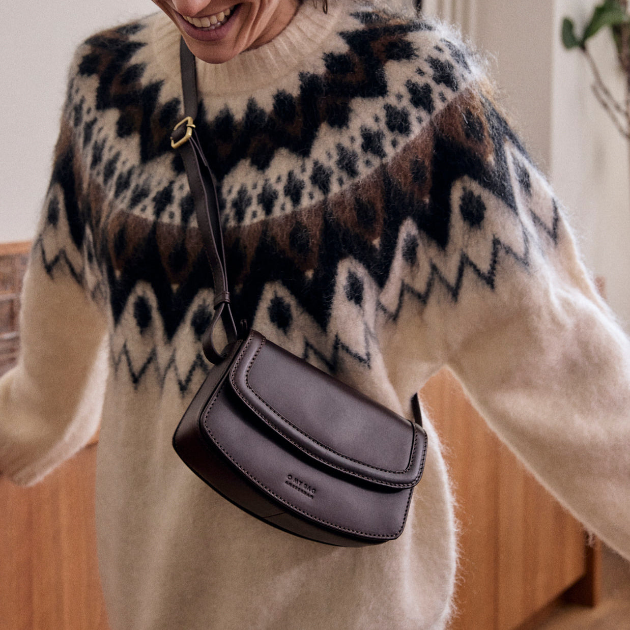 Kendalini Tasche - Leder Chocolate