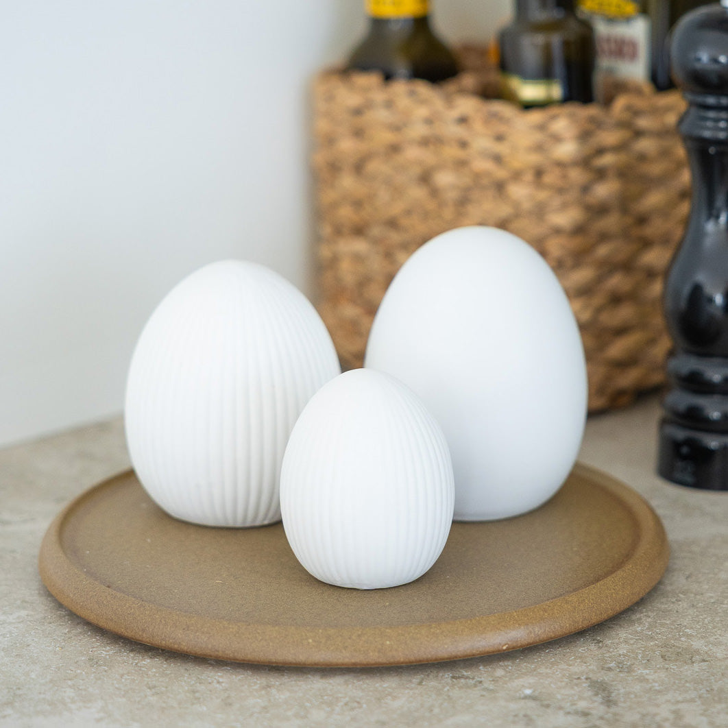 Deko Osterei Osby - weiß