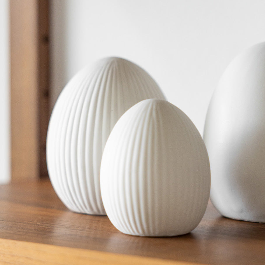 Deko Osterei Osby - weiß