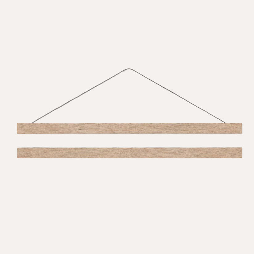 Posterleiste A4 aus Holz