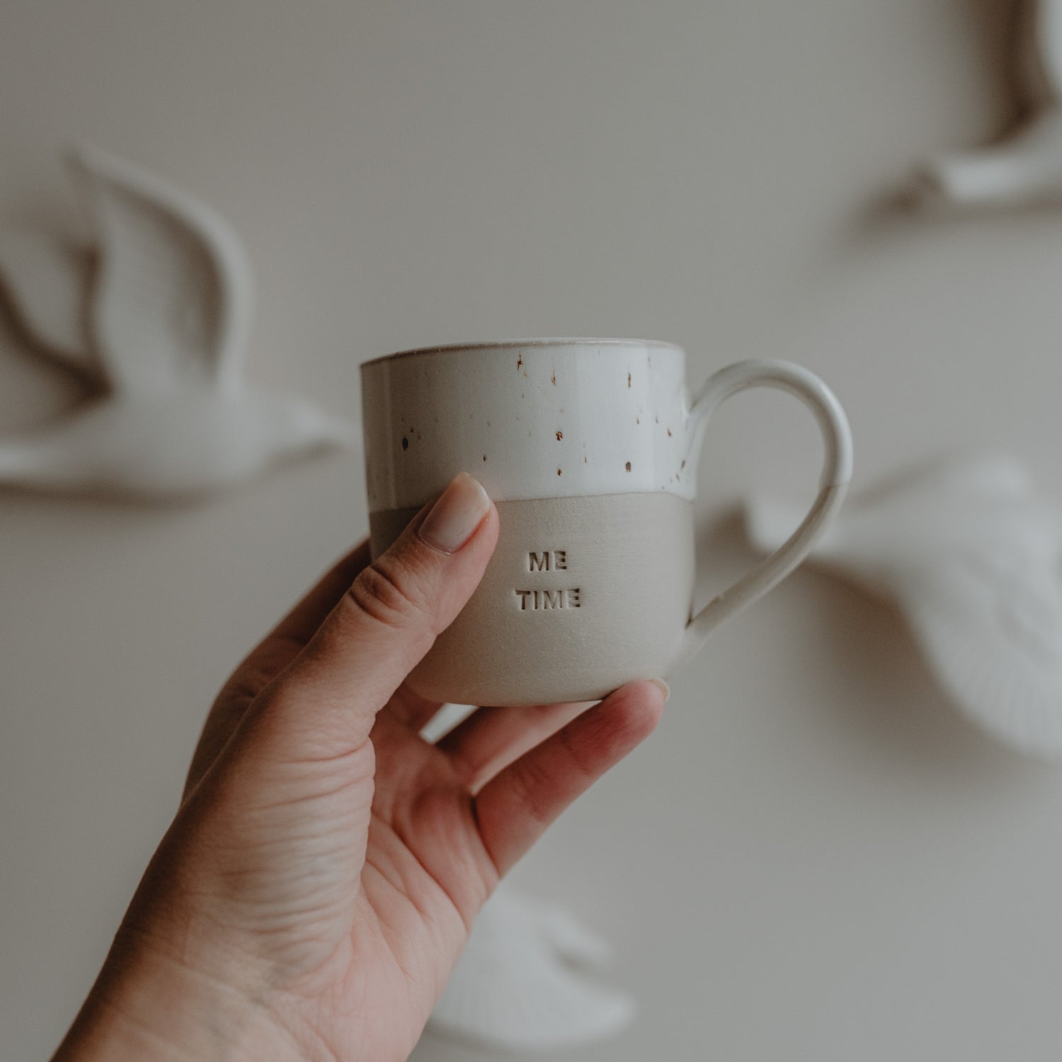 Kleine Cappuccino Tasse Me Time