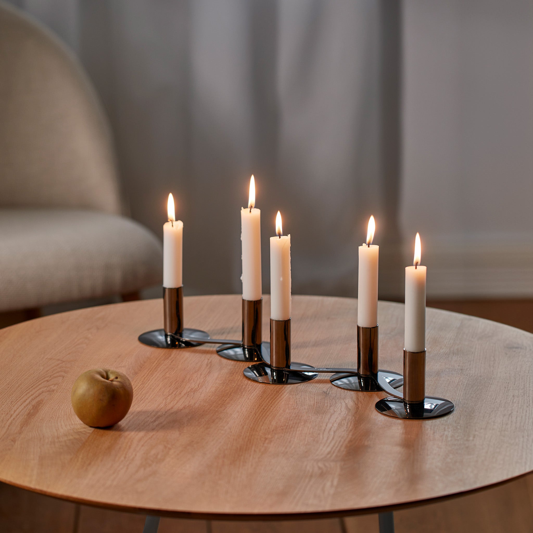 Kerzenhalter Quintett zum Wenden