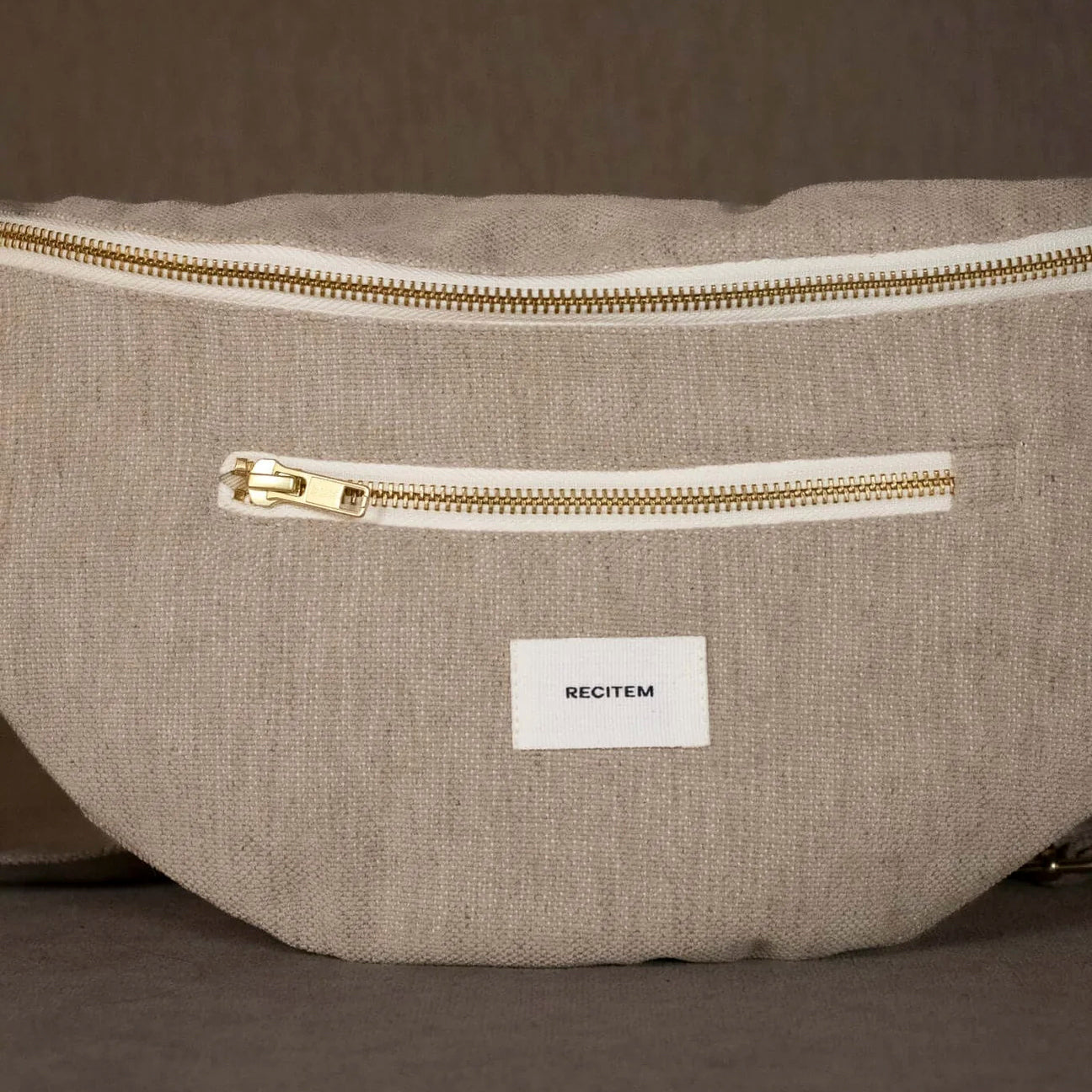 Mateo Bauchtasche Maxi - beige uni