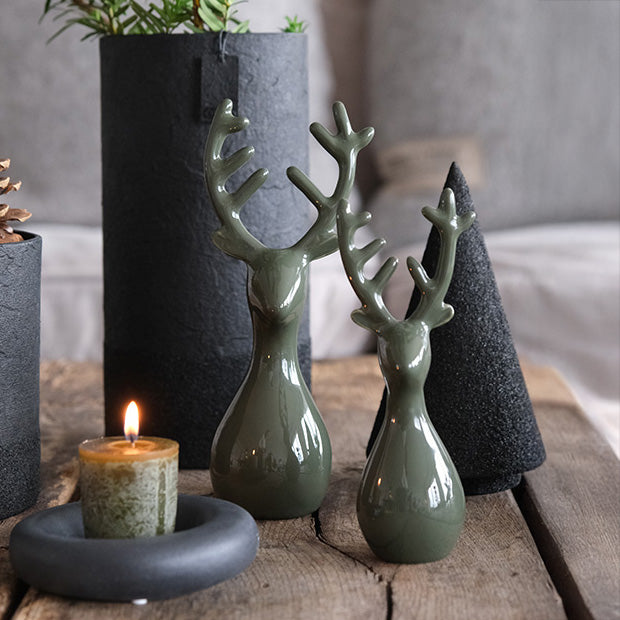 Rentier OOhh 2er Set - hunting green