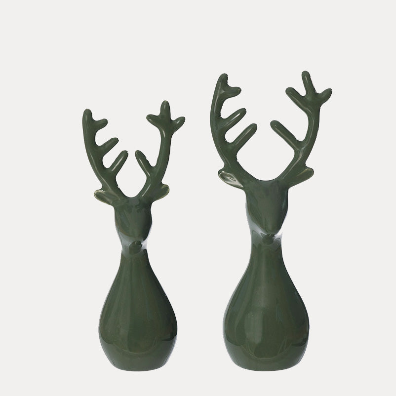 Rentier OOhh 2er Set - hunting green