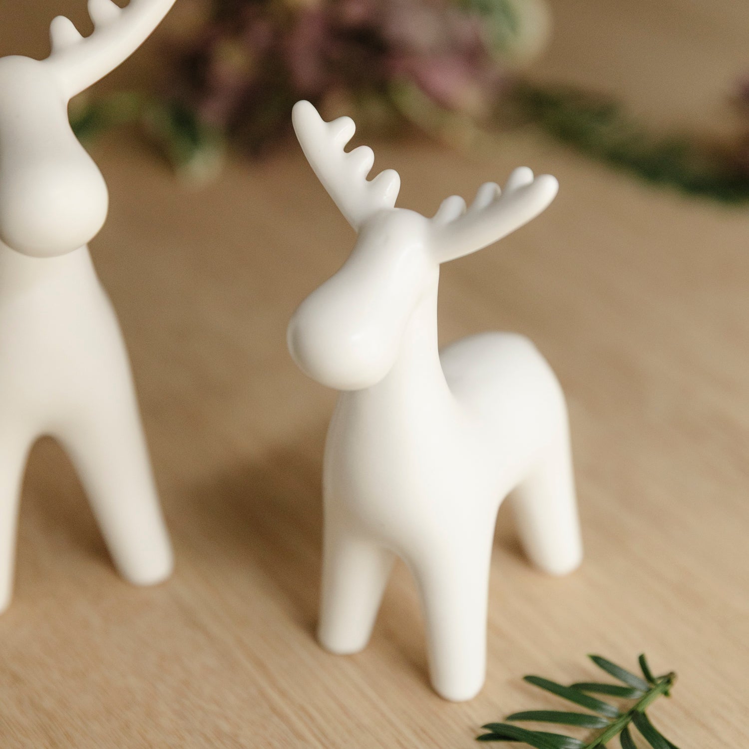 Rentier Ivor - weiß