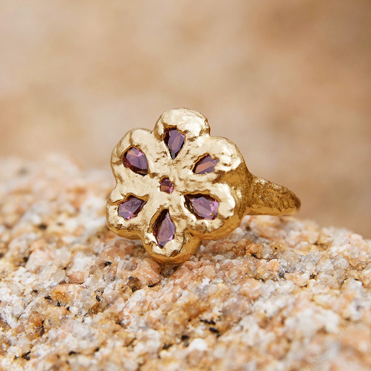 Ring Rita Rosewood - gold