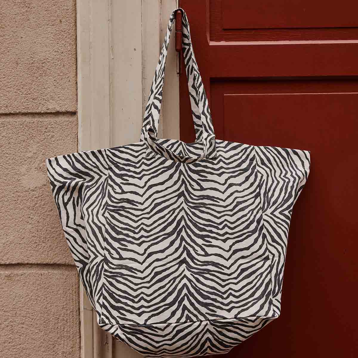 Shopper aus Baumwolle - Zebra