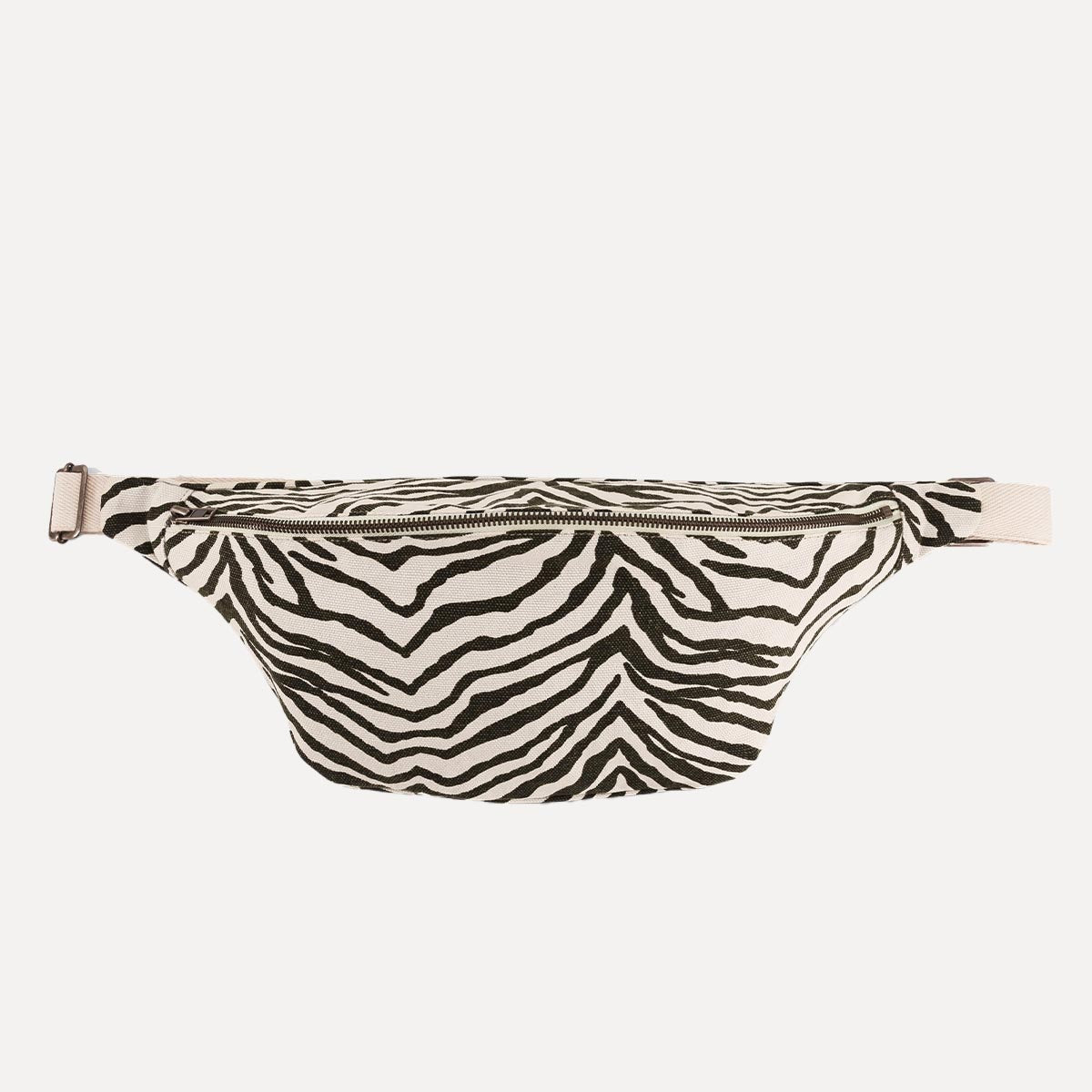 Bauchtasche aus Baumwolle - Zebra