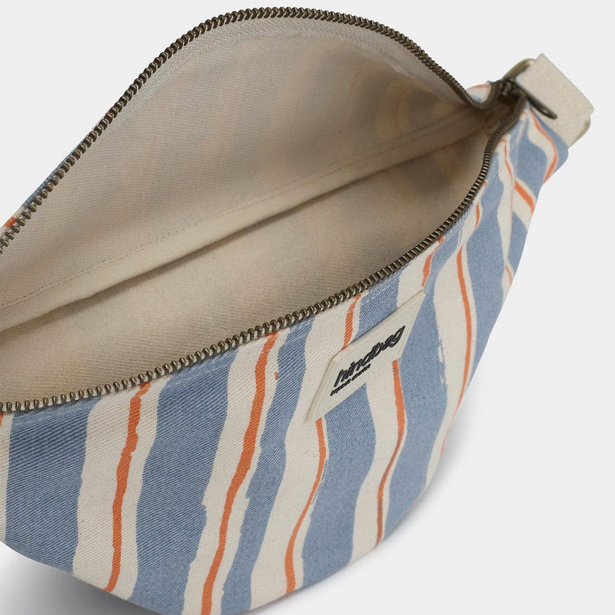 Olivia Bauchtasche - Streifen orange blau