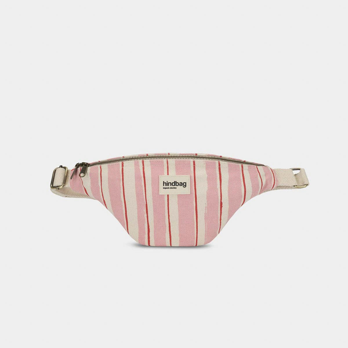 Olivia Bauchtasche - Streifen rot tosa