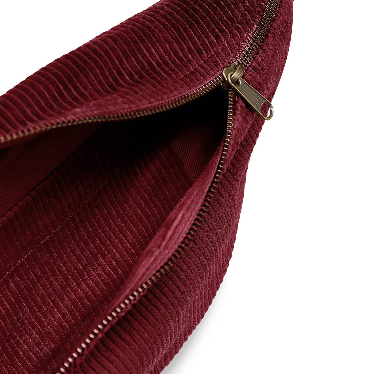 Sasha Bauchtasche - samt bordeaux
