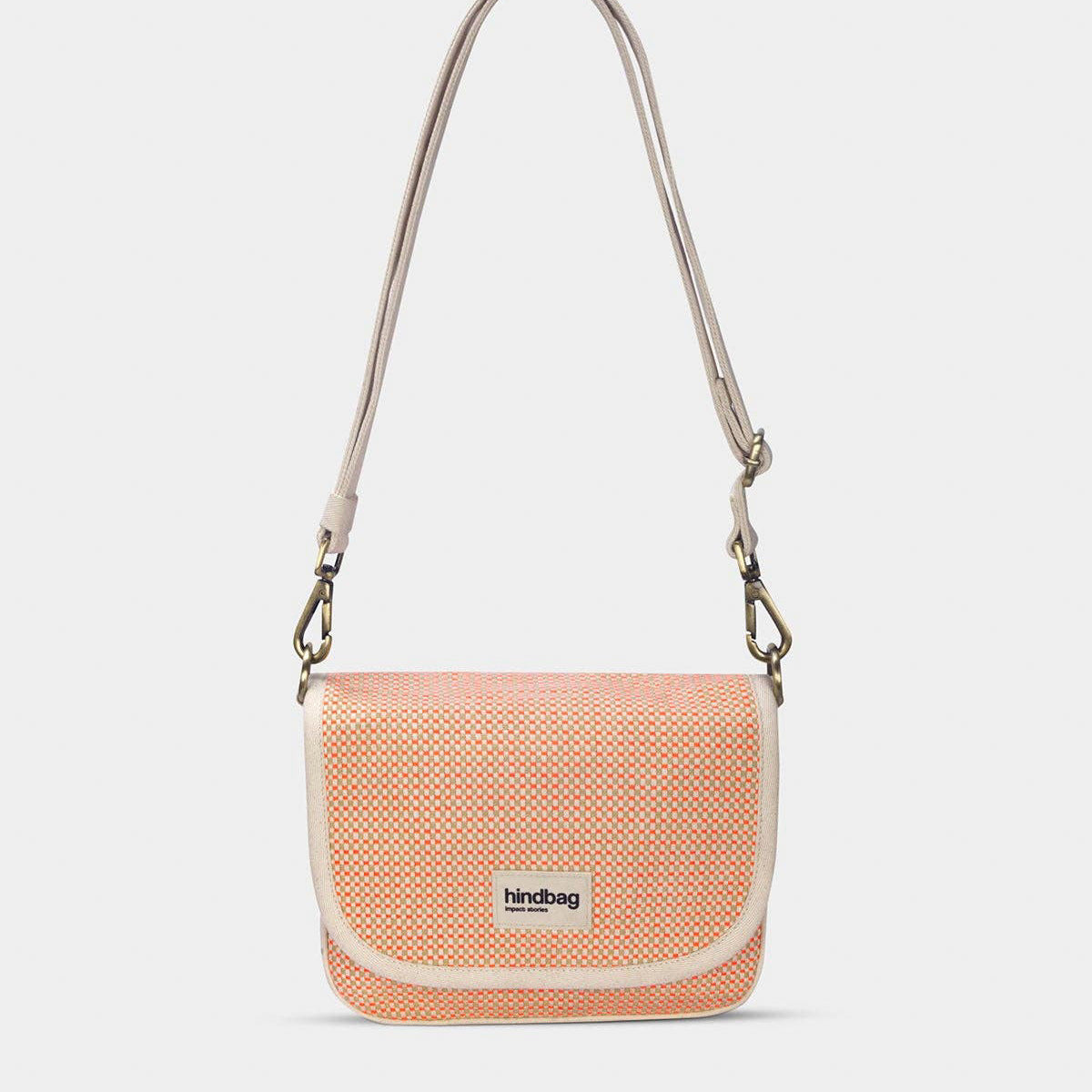 Margault Umhängetasche - Geflecht coral