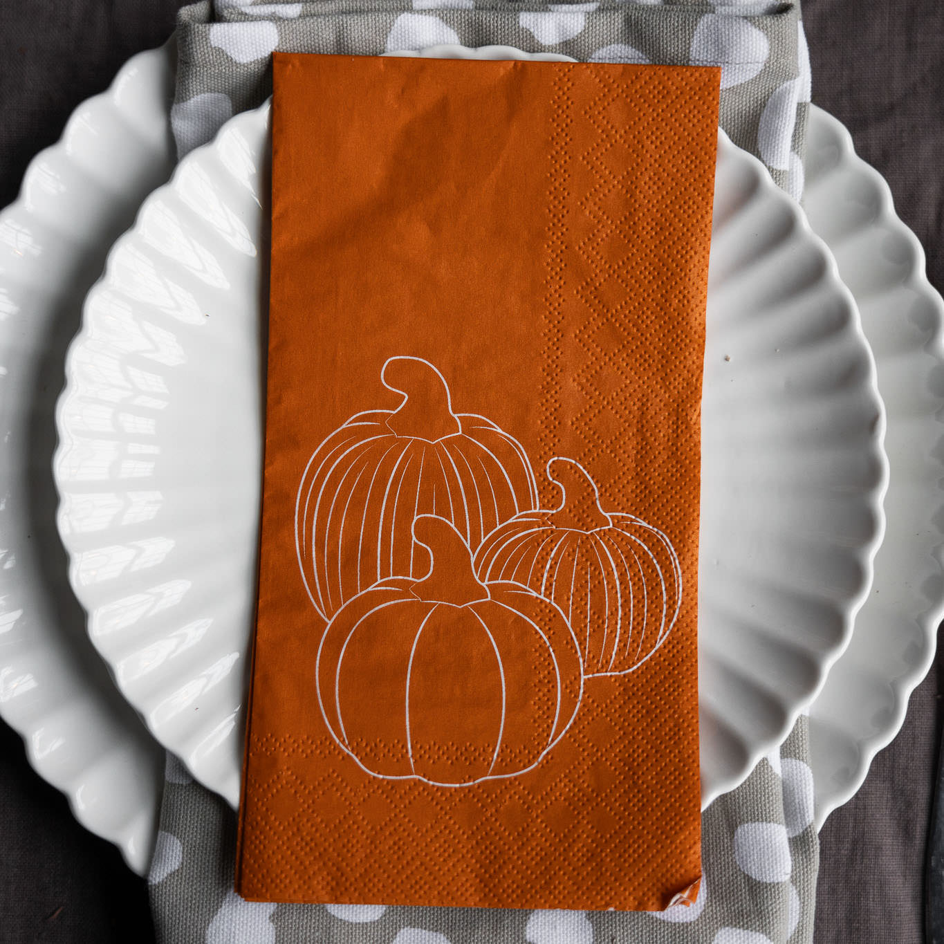 Servietten Pumpor - orange