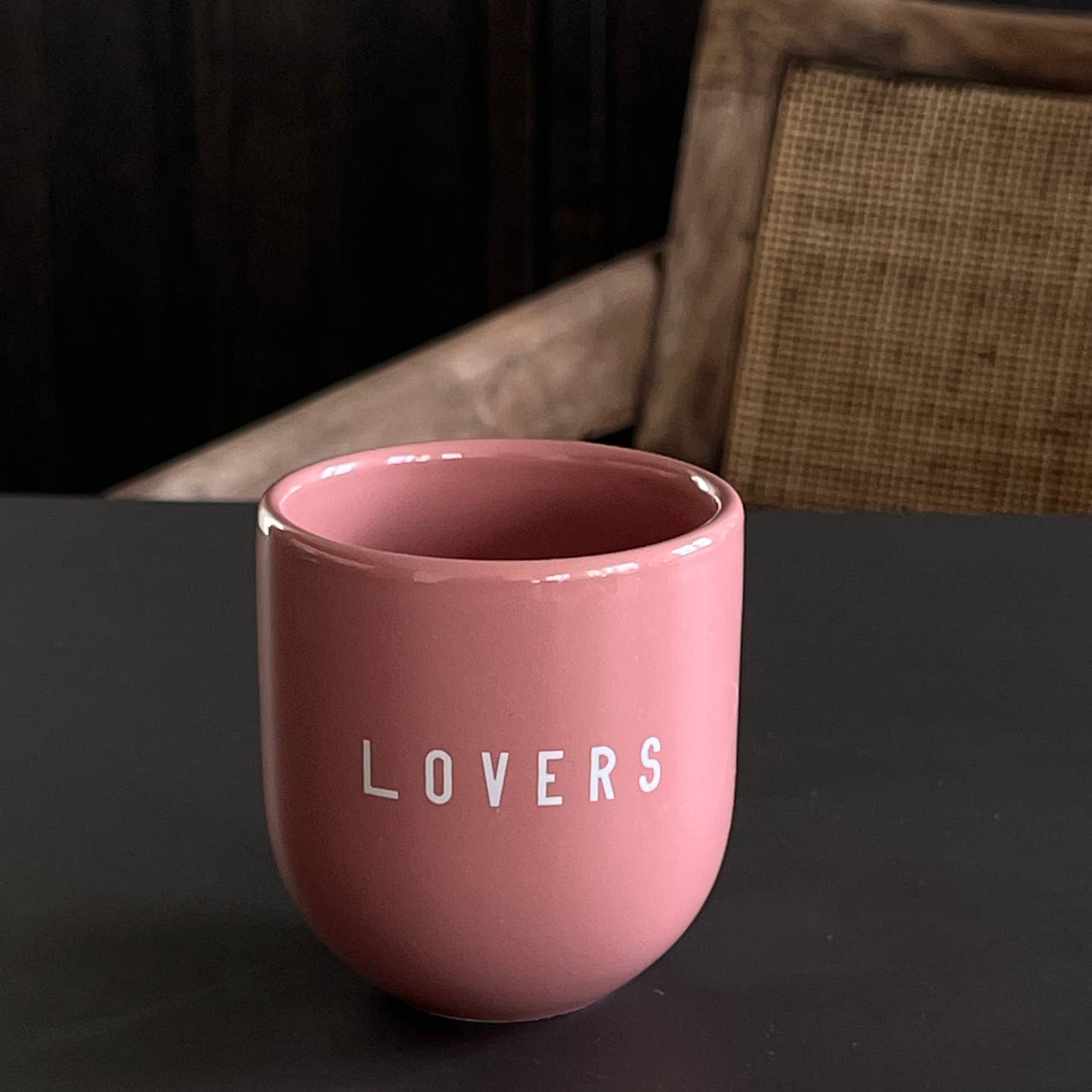 Becher LOVERS- rosa