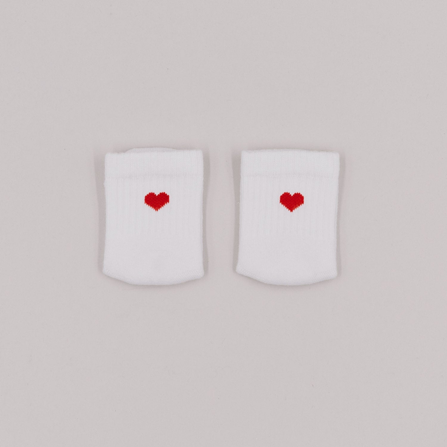 Babysocken Herz - rot