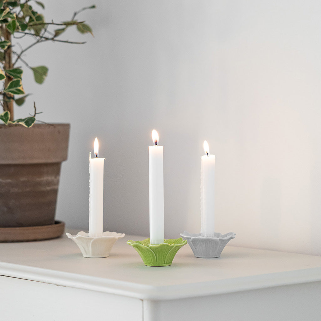 Kerzenhalter Spira - hellblau