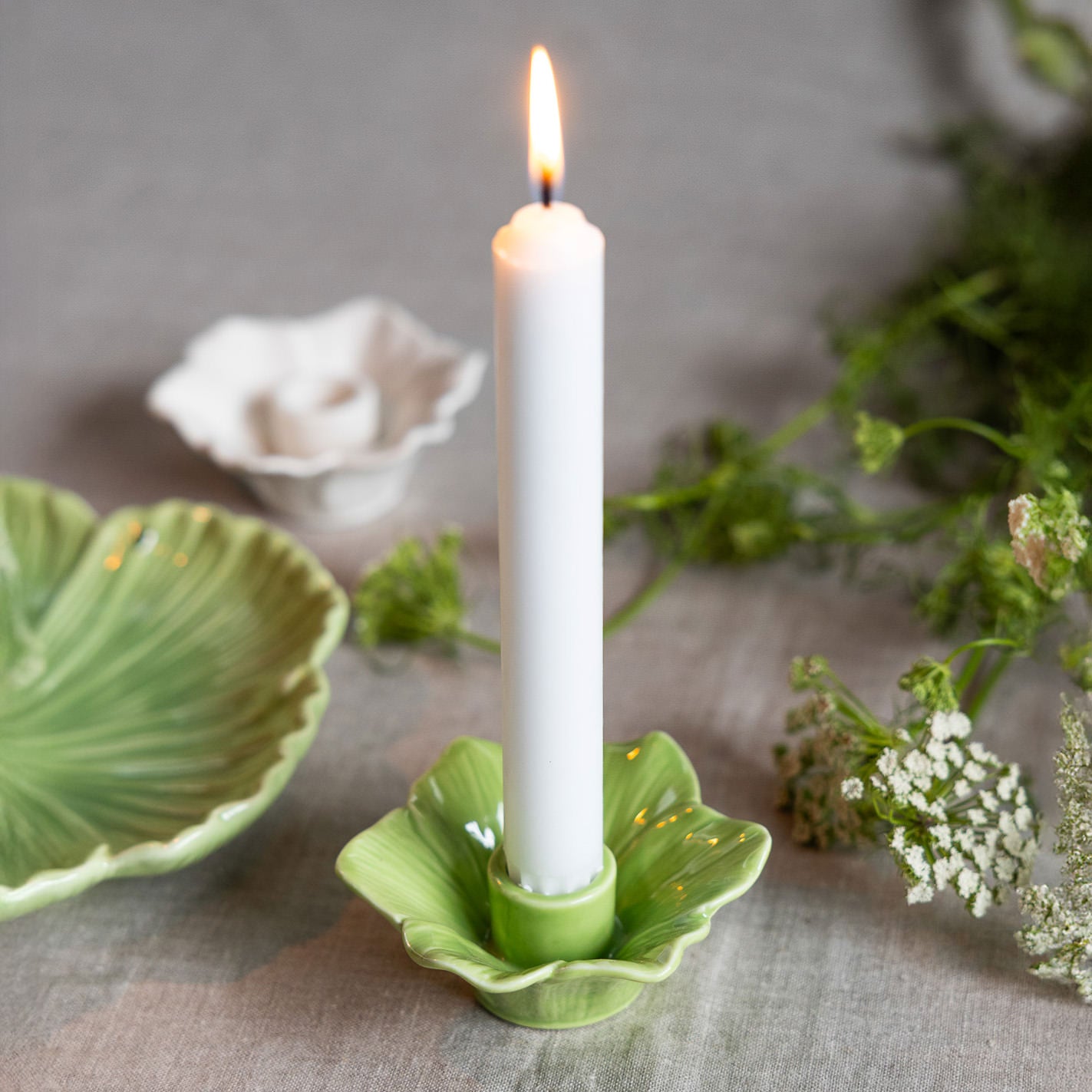 Kerzenhalter Spira - hellgrün