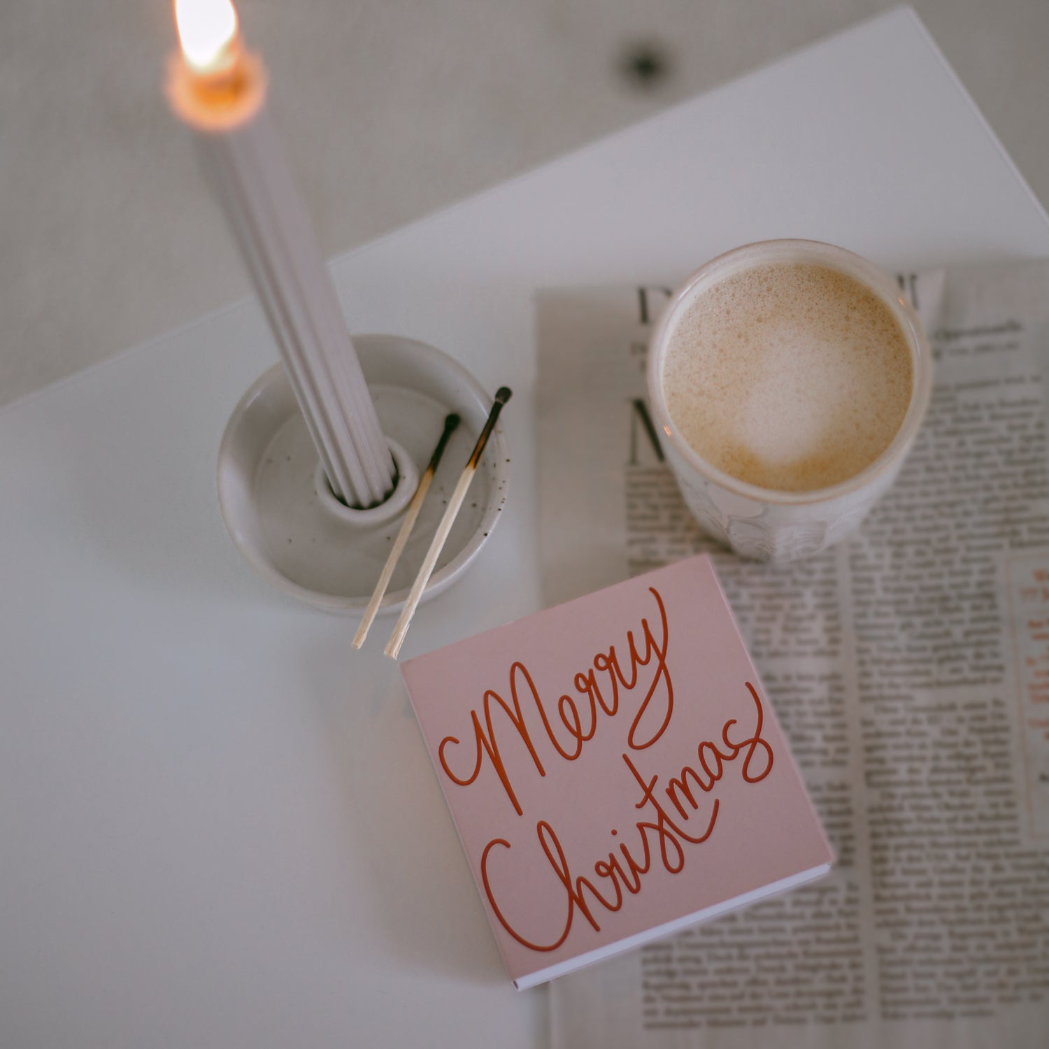 Streichhölzer Merry Christmas