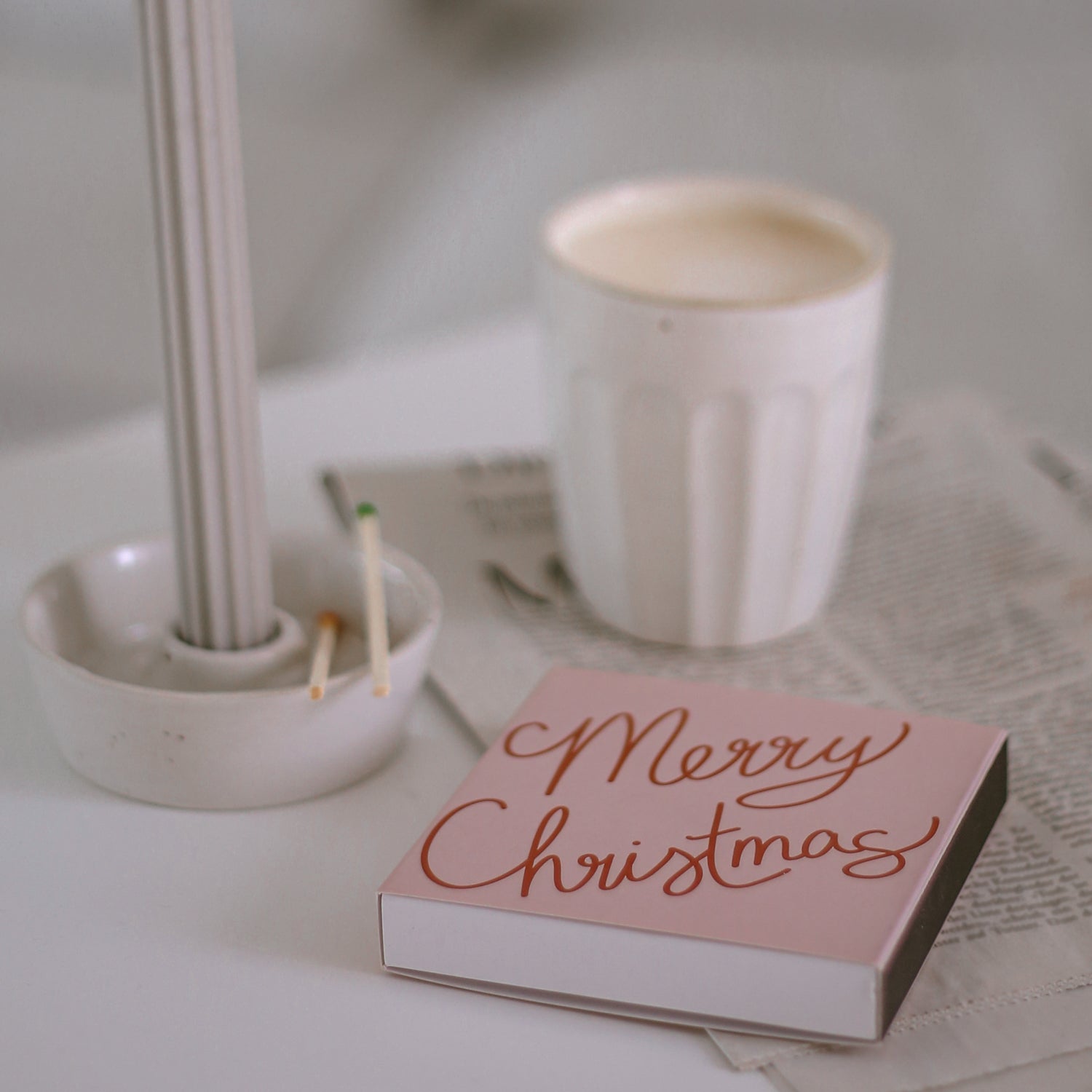 Streichhölzer Merry Christmas