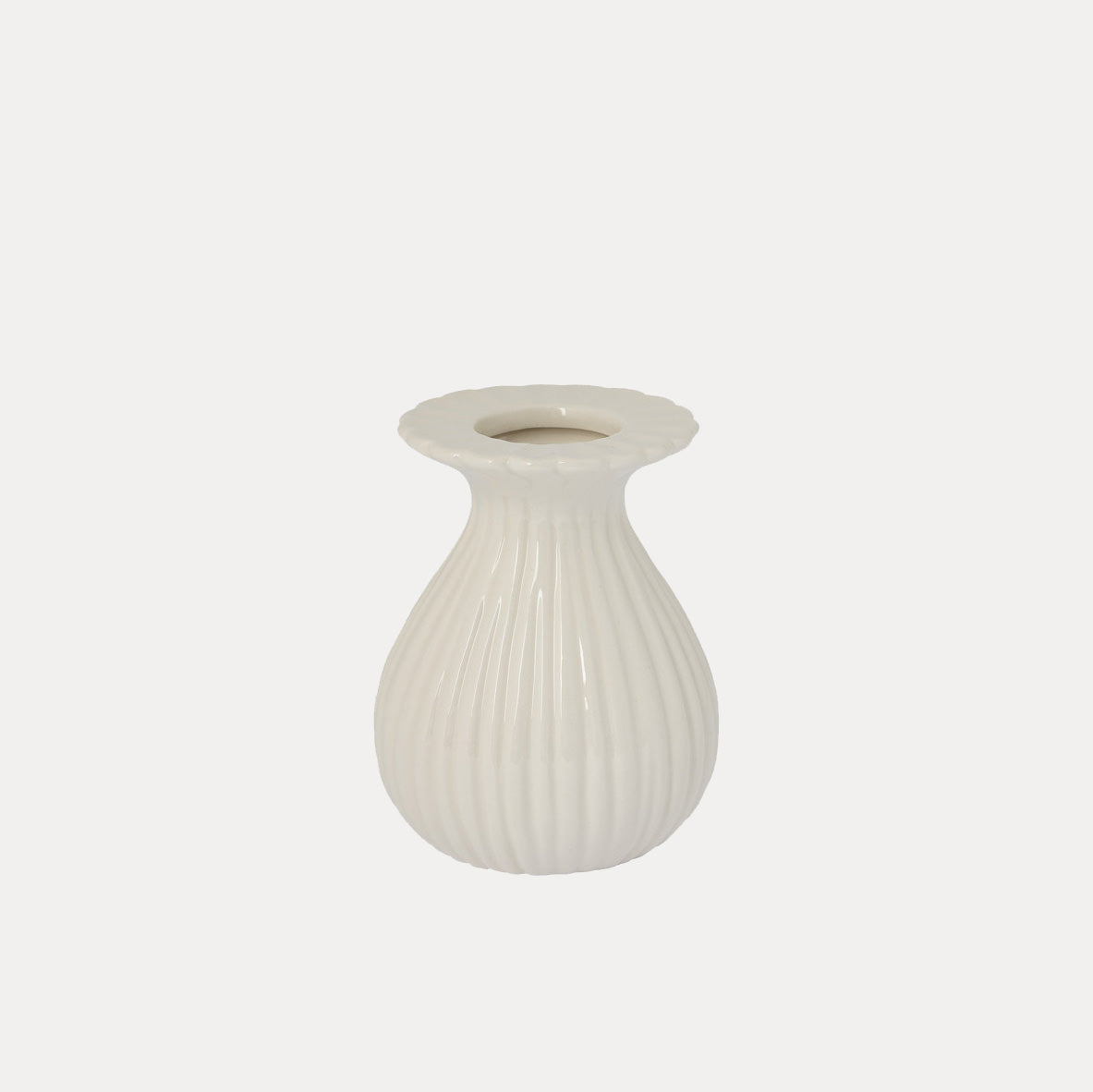 Vase Vallby - weiß