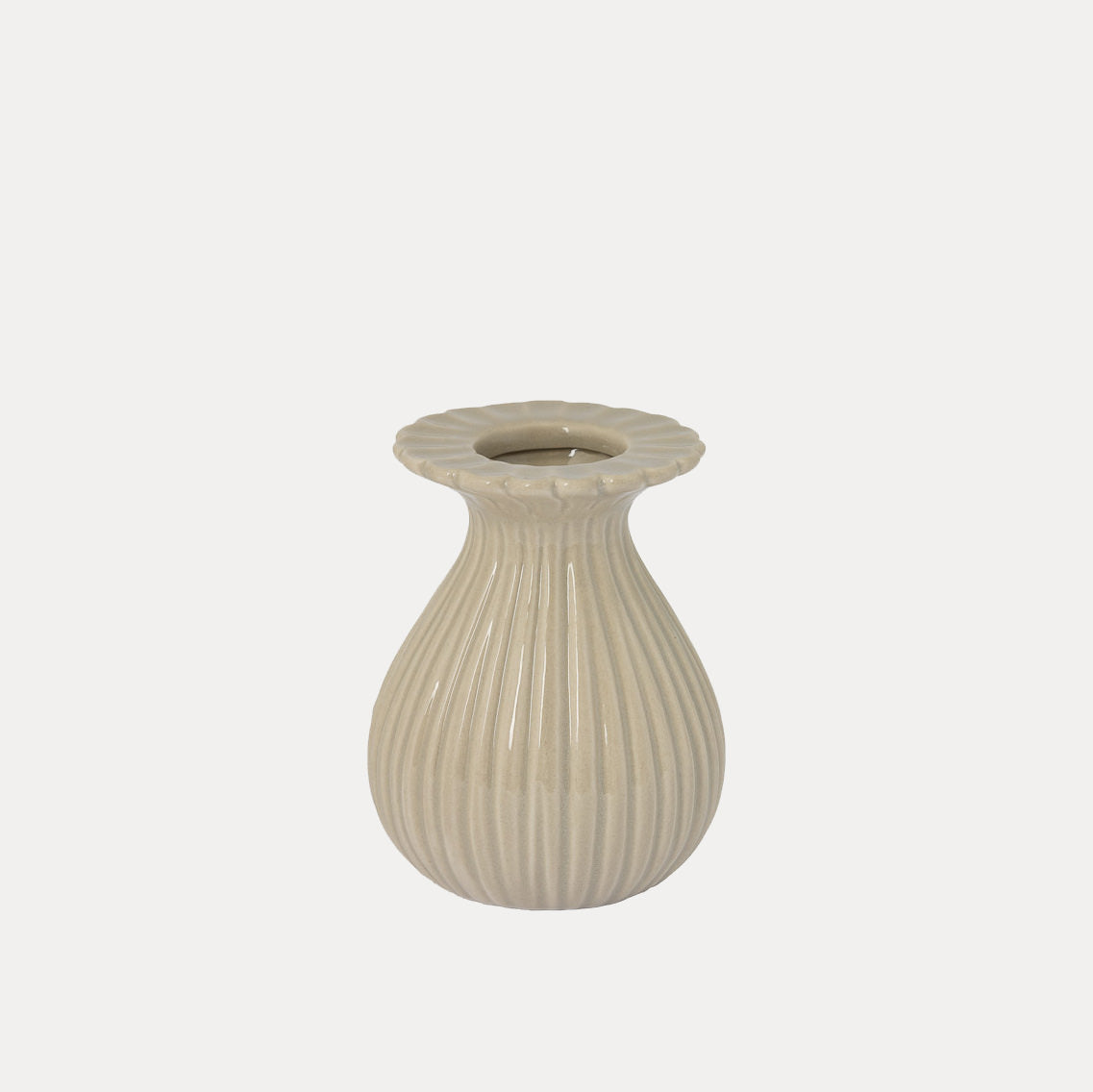Vase Vallby - greige