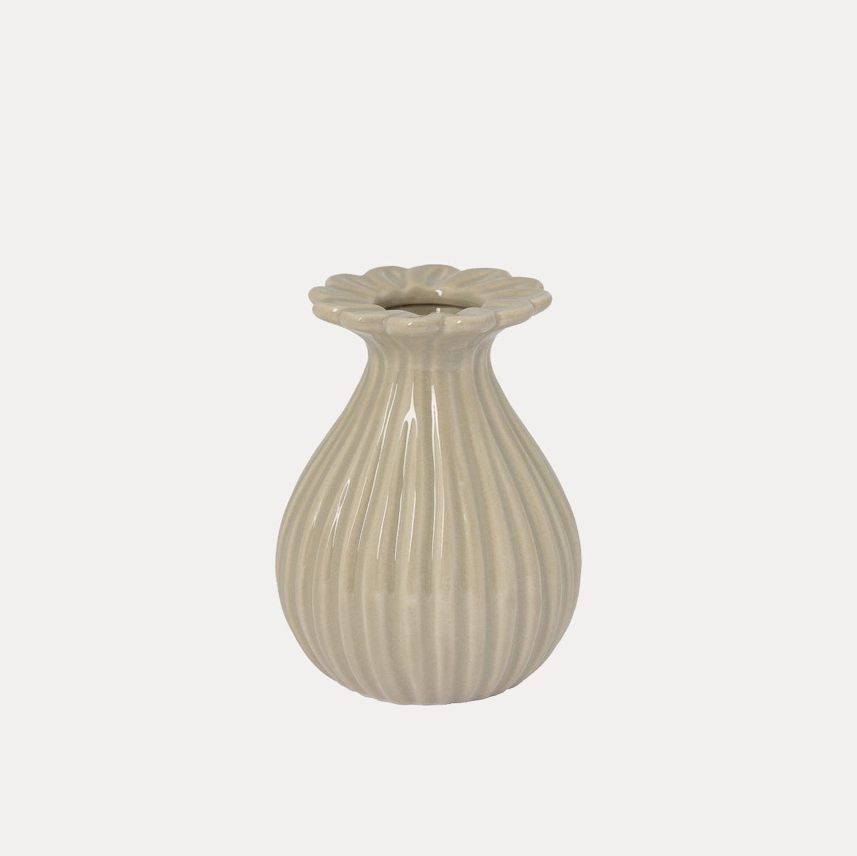 Vase Vallby - greige