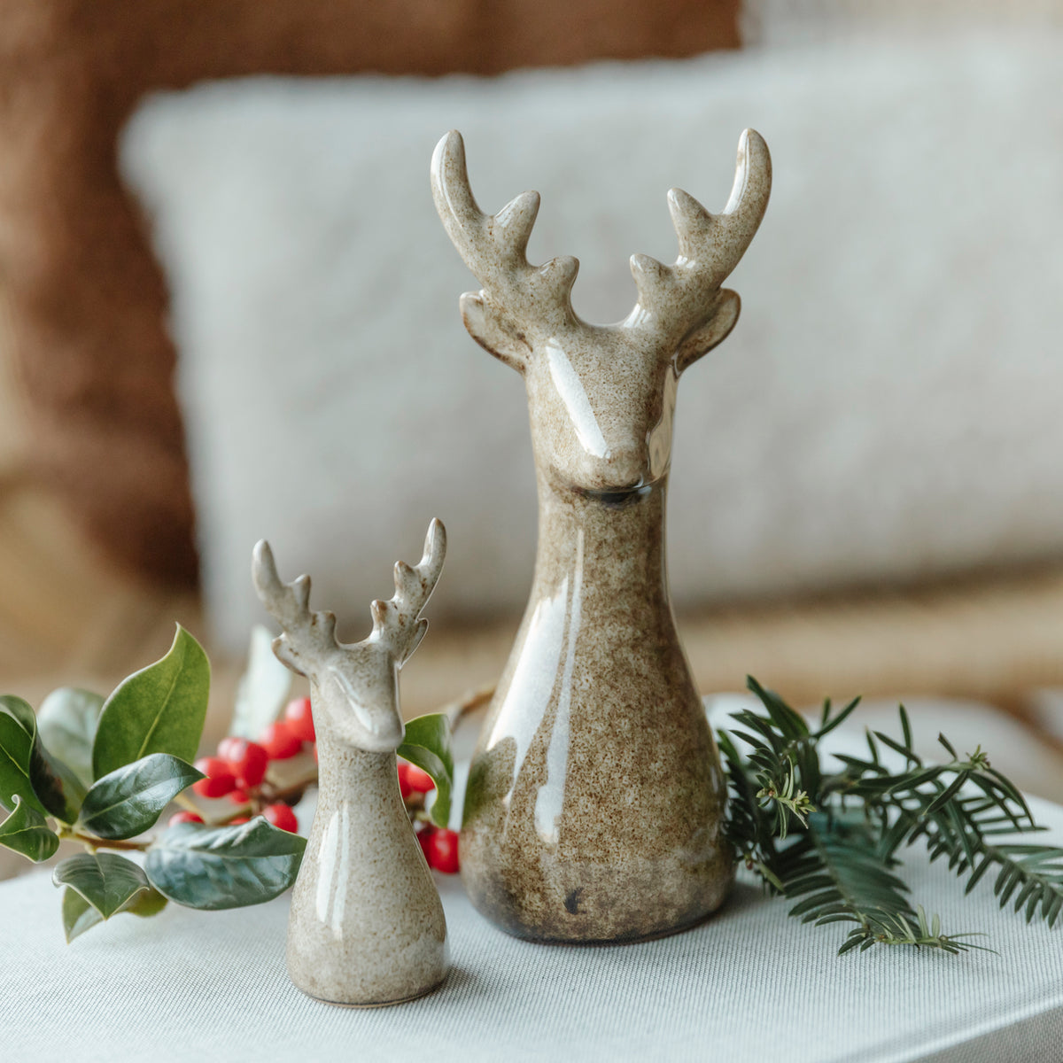 Rentier Ivy - beige meliert