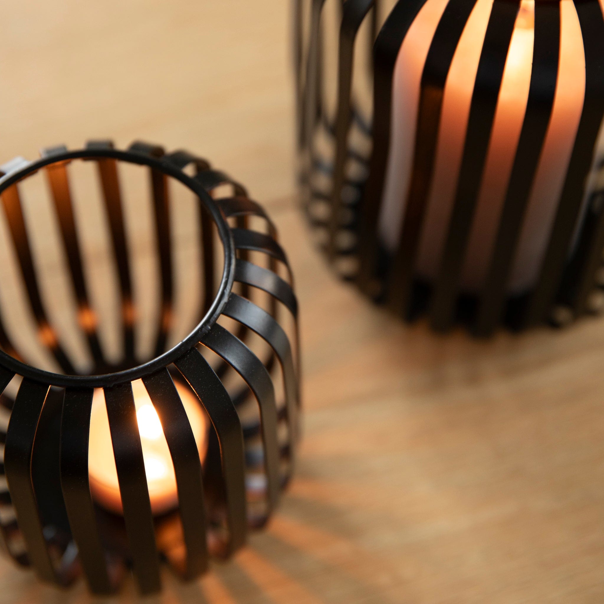 Windlicht Viki - schwarz