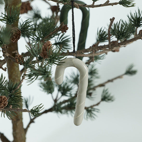 Dekoanhänger Zuckerstange - sand