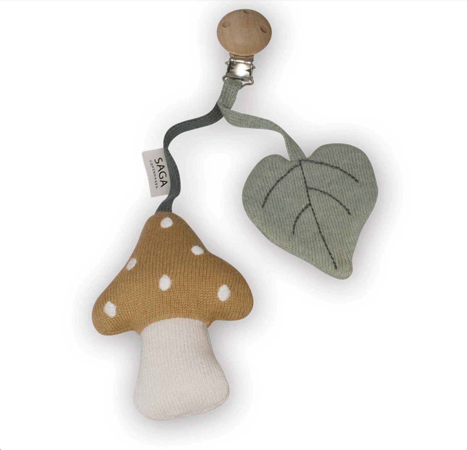 Kinderwagenkette Pilz & Blatt