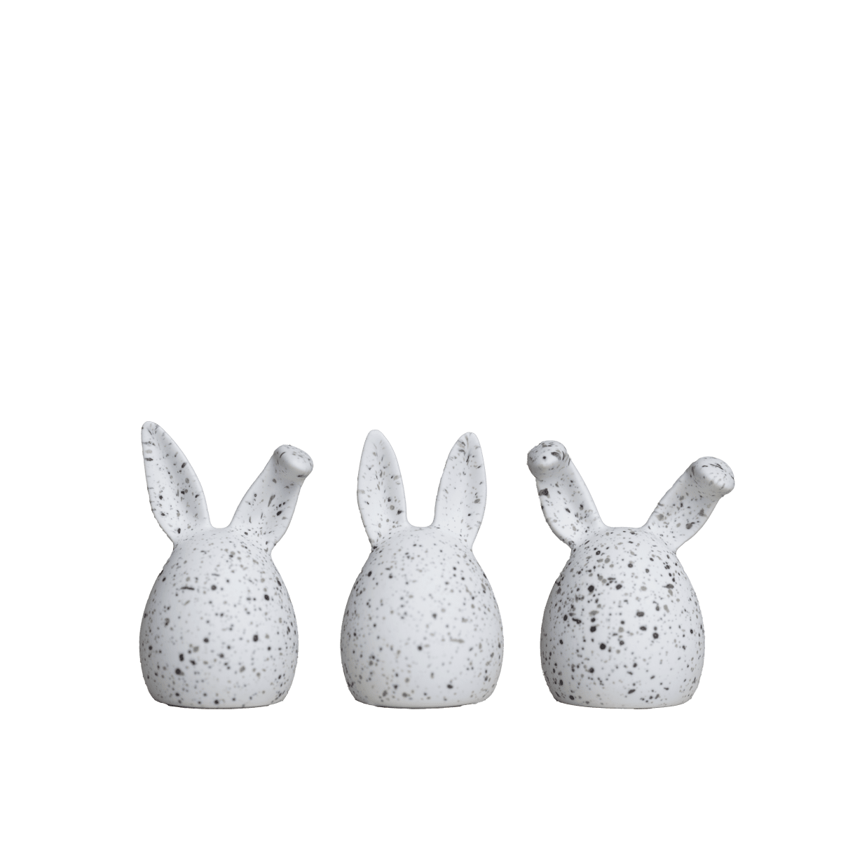 Triplets Osterdekoration 3er Set - white dot