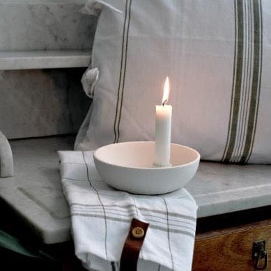 Lidatorp Kerzenhalter weiß Storefactory Kerzenschale Swedisches Design Skandi Wohnen Scandi Living Lidatorp Kerzenständer