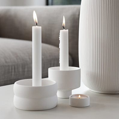 Bolmen mini Kerzenhalter - weiß