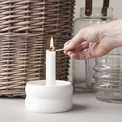 Bolmen mini Kerzenhalter - weiß
