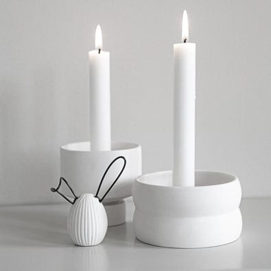 Bolmen mini Kerzenhalter - weiß