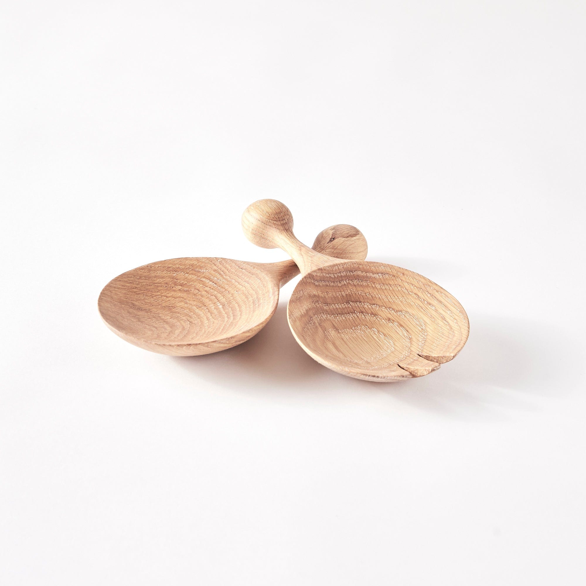 Salatbesteck aus Eiche