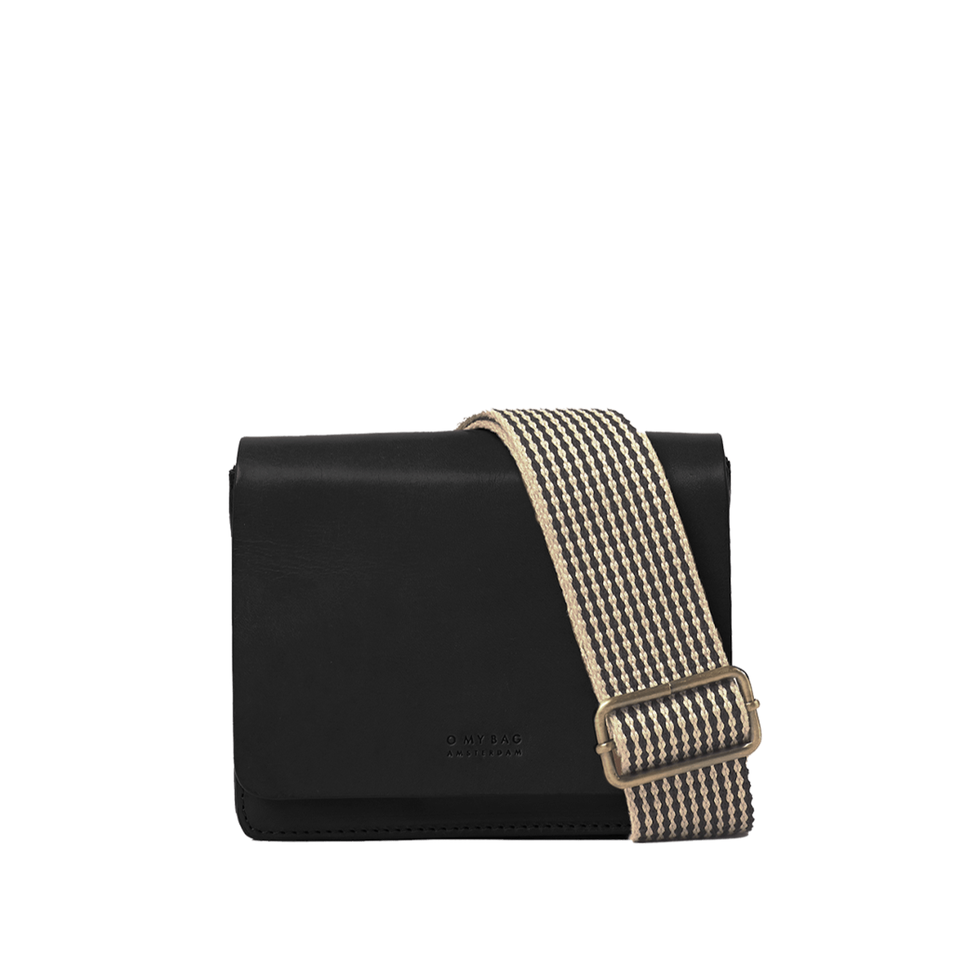 Audrey Mini Tasche - Leder Schwarz mit 2 Straps