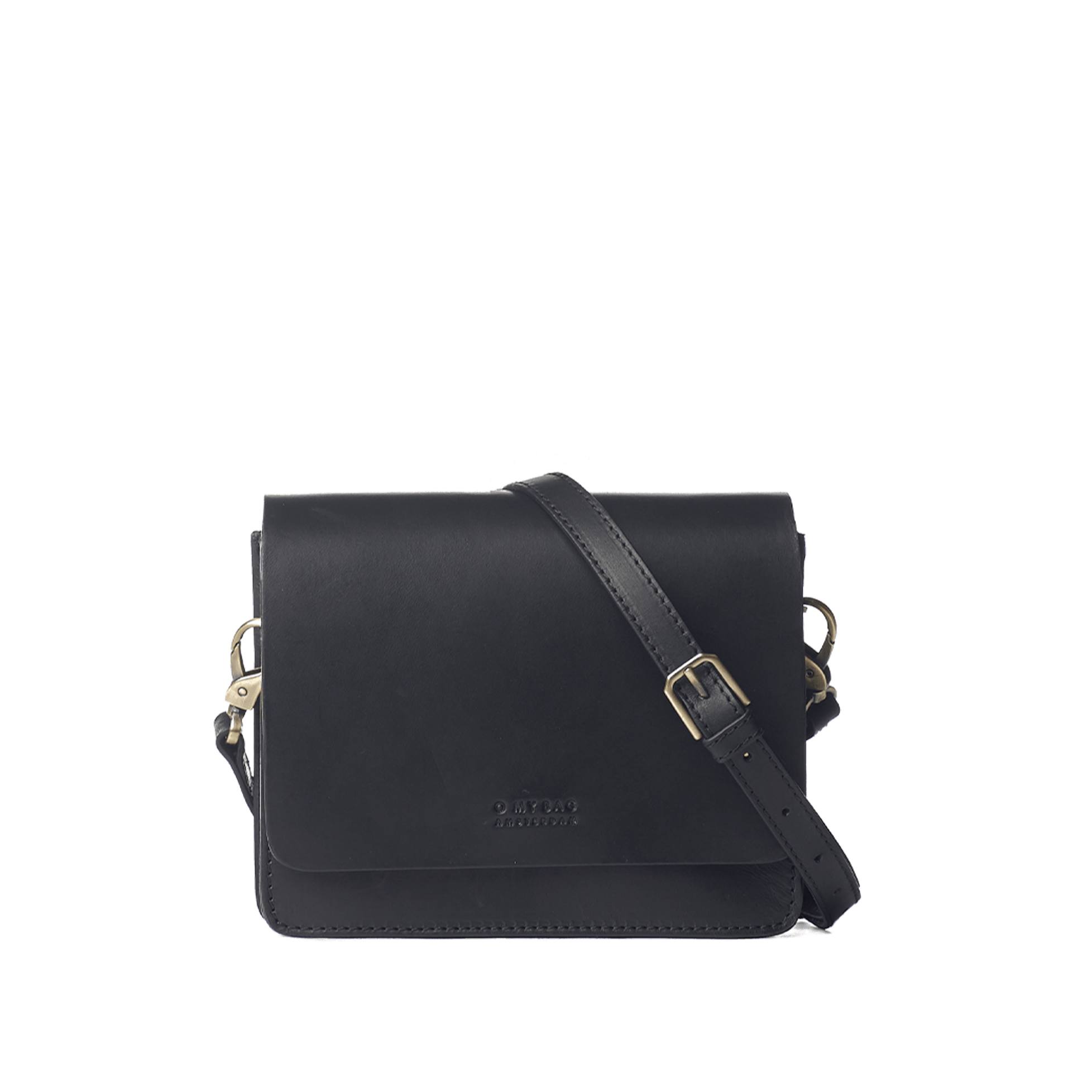 Audrey Mini Tasche - Leder Schwarz mit 2 Straps
