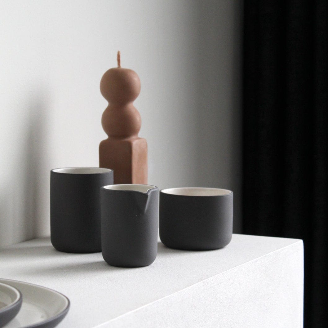 FUNDAMENT Becher 130ml - anthrazit