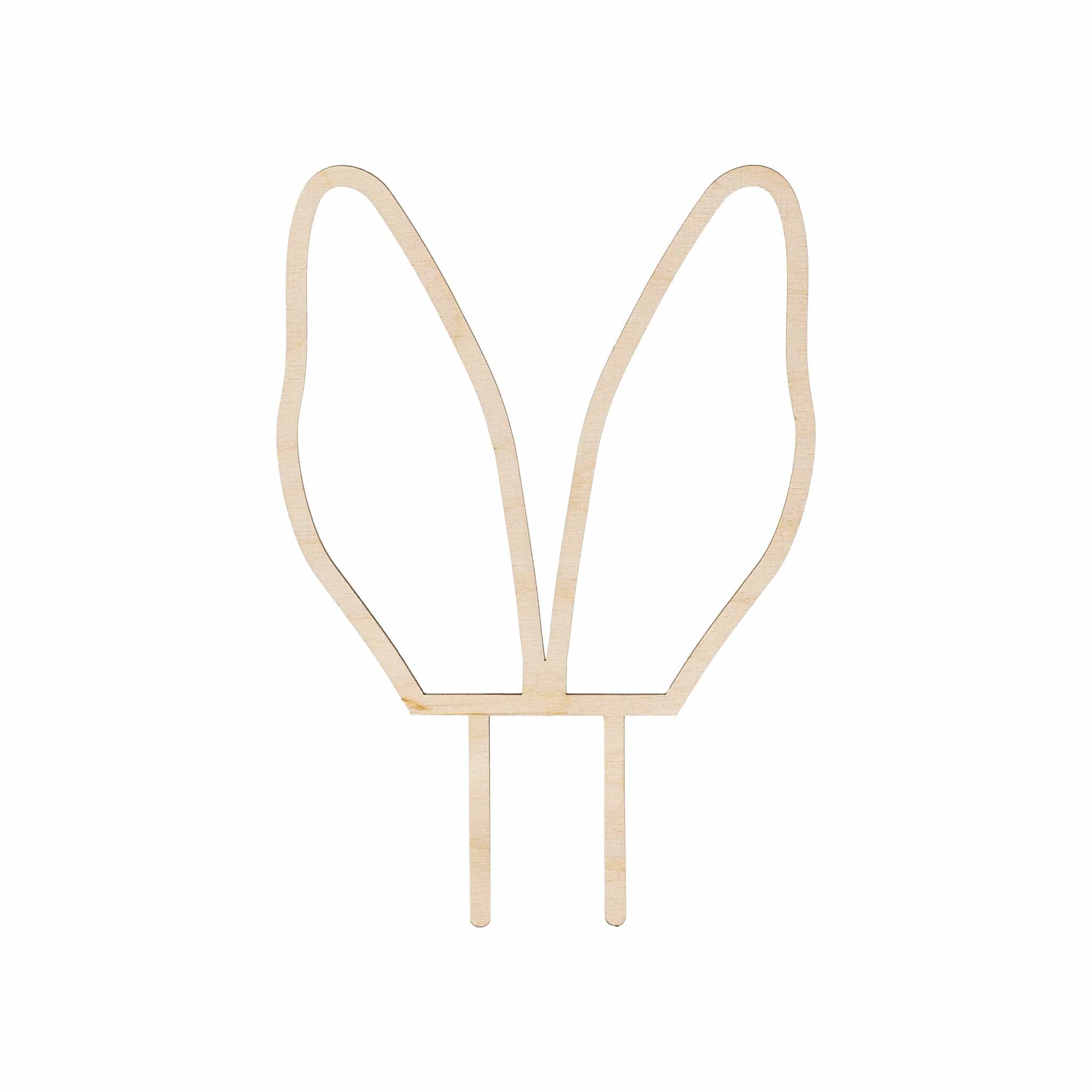 Cake Topper Hase natur