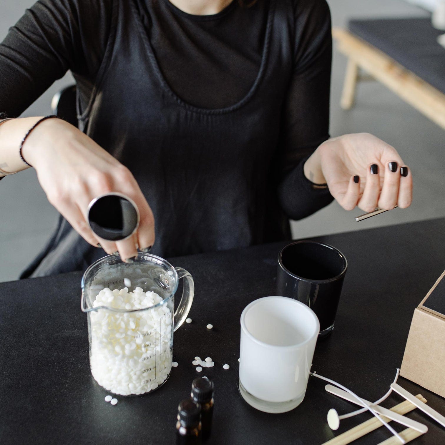 DIY Dufkerzen Set