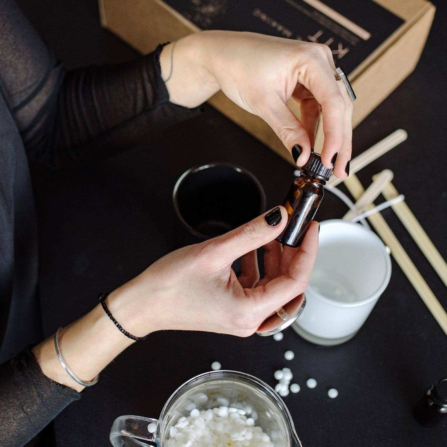 DIY Dufkerzen Set