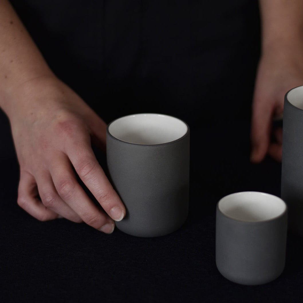 FUNDAMENT Espresso Tasse 60ml - anthrazit