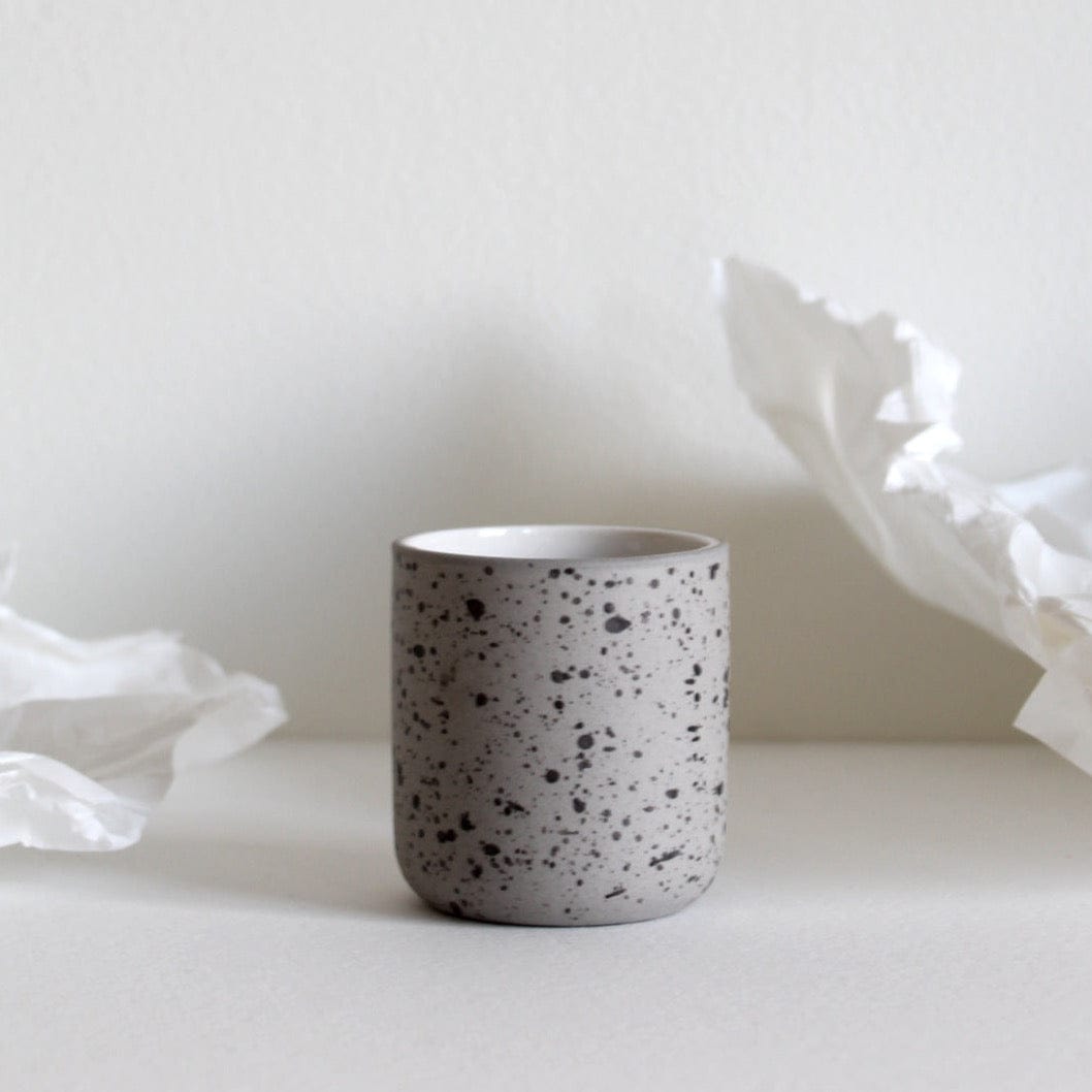 FUNDAMENT Espresso Tasse 60ml - grau gesprenkelt