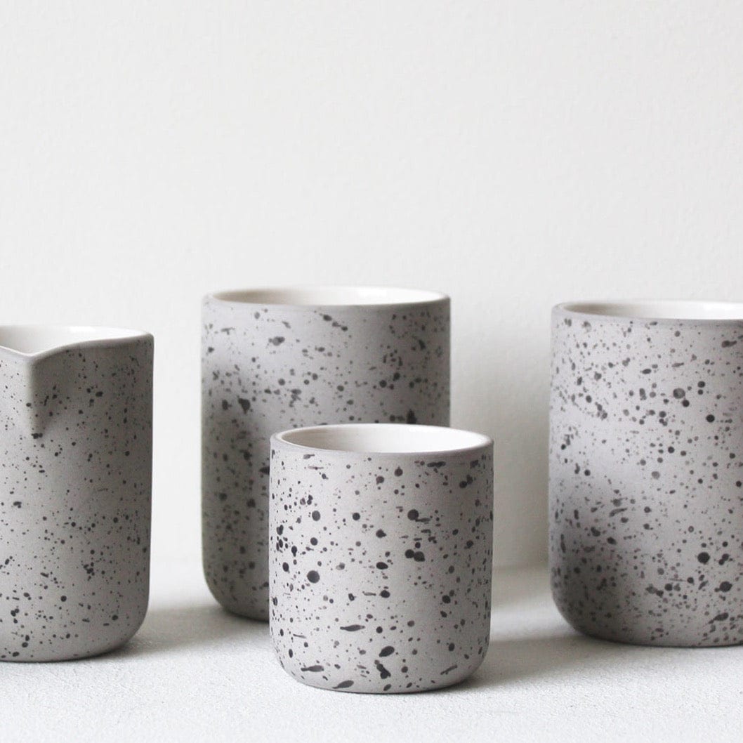 FUNDAMENT Espresso Tasse 60ml - grau gesprenkelt