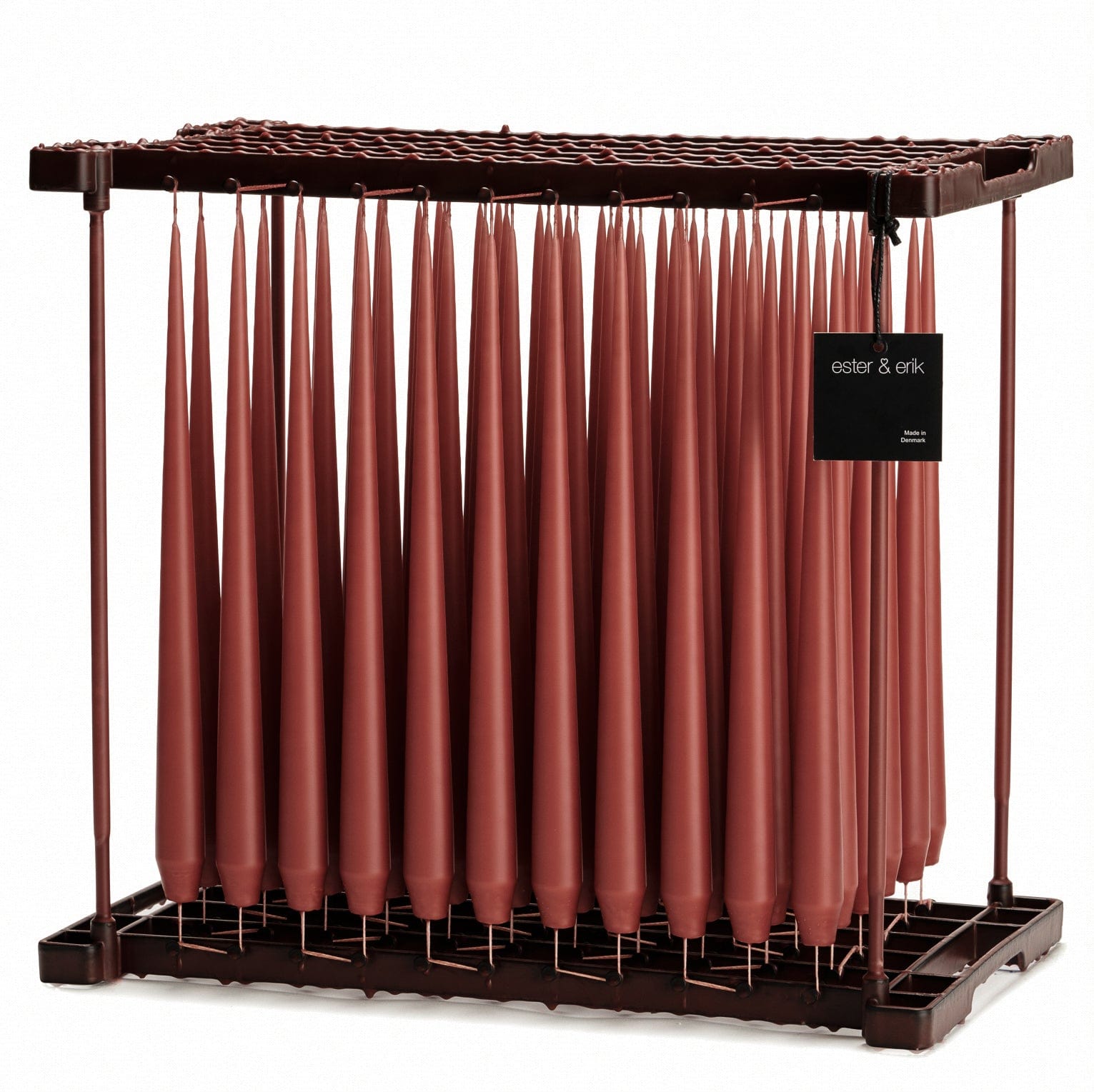 Ester & Erik Stabkerzen 32cm 4er Set - 80 aged rust