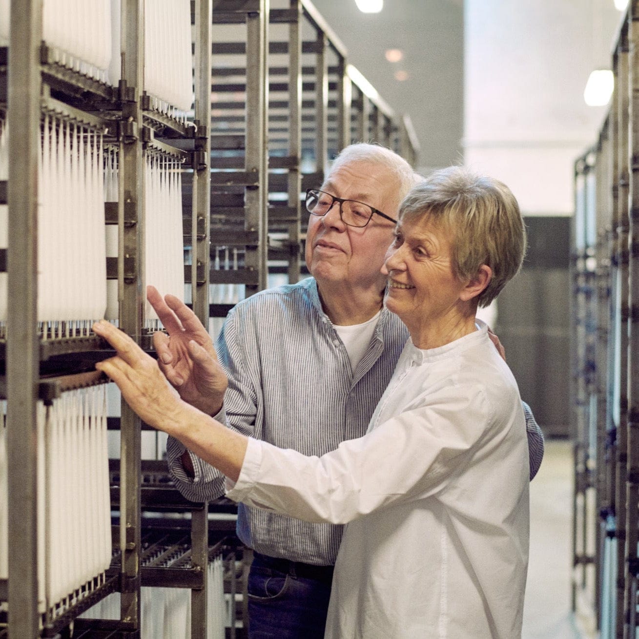 Ester & Erik Stabkerzen 32cm 4er Set - 67 jade stone